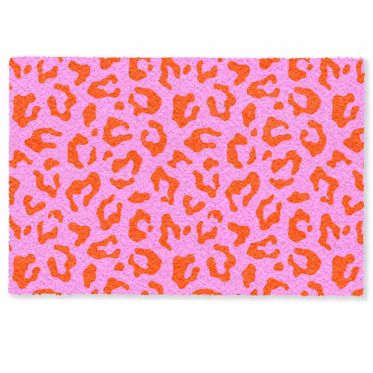 Panter - Rood - Roze Deurmat klein 898 -zkaufland3d