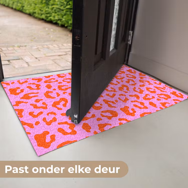 Panter - Rood - Roze Deurmat klein 898 -USP_NL