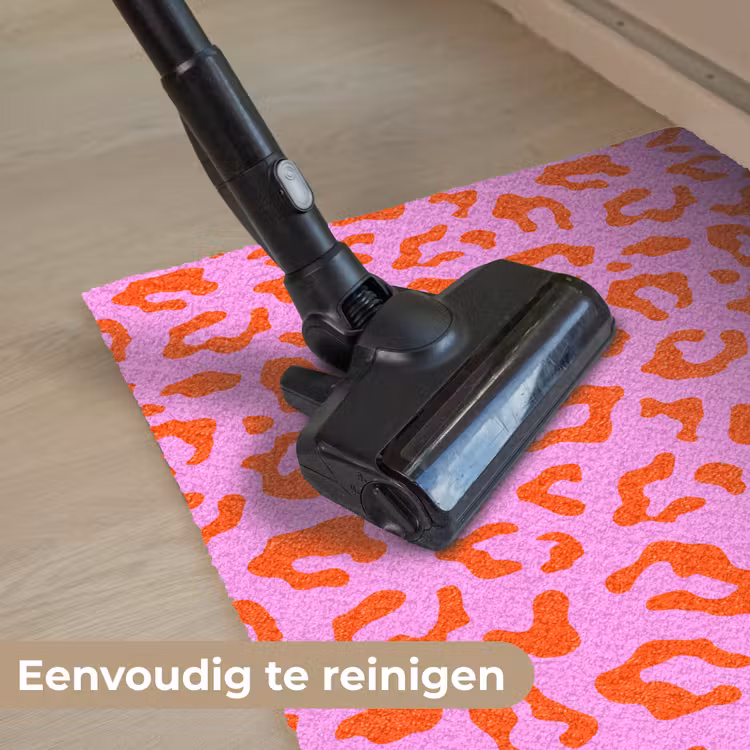 Panter - Rood - Roze Deurmat klein 898 -reinigen_NL