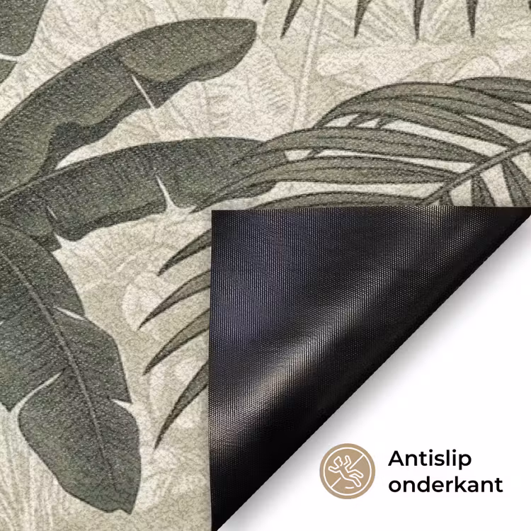 Papagaaien - Jungle - Tropisch - Green Deurmat klein -antislip_NL