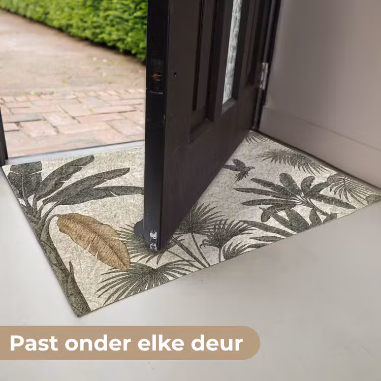 Papagaaien - Jungle - Tropisch - Green Deurmat klein -USP_NL