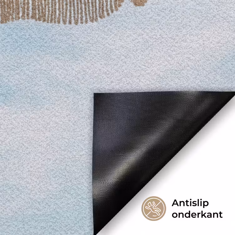 Parasol - Lucht - Rood Deurmat klein -antislip_NL
