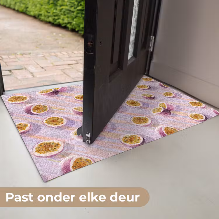 Passievrucht - Tropisch - Paars Deurmat klein 898 -USP_NL