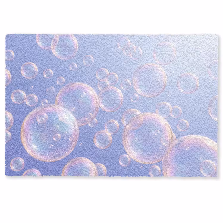 Pastel - Bubbels - Dromerig Deurmat klein -zkaufland3d