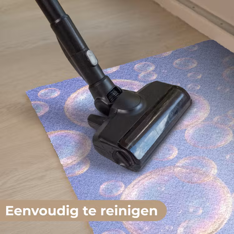 Pastel - Bubbels - Dromerig Deurmat klein -reinigen_NL