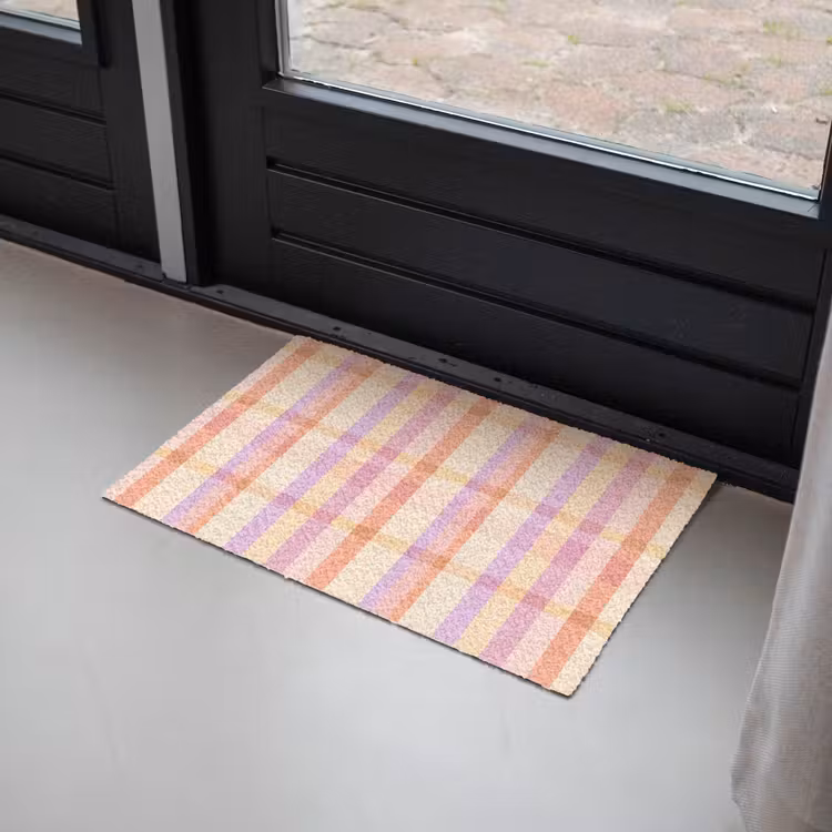 Pastel - uitpatroon - Geometrisch Deurmat klein 898 -sfeer2
