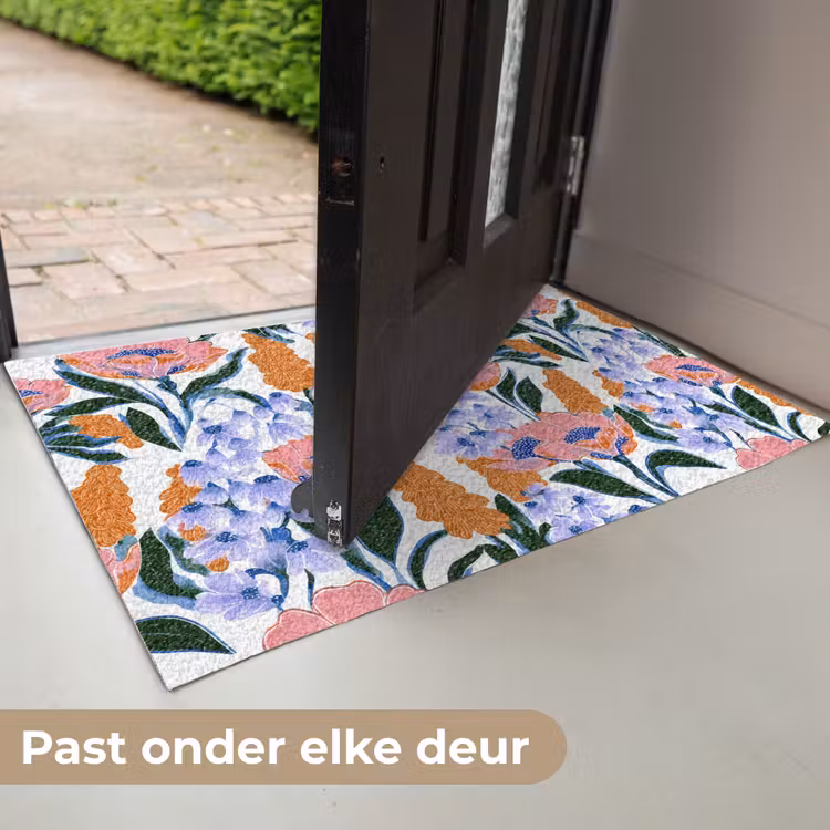 Patroon - Aquarel - Kleurrijk Deurmat klein 898 -USP_NL