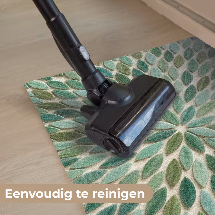 Patroon - Blad - Groen - Abstract Deurmat klein -reinigen_NL