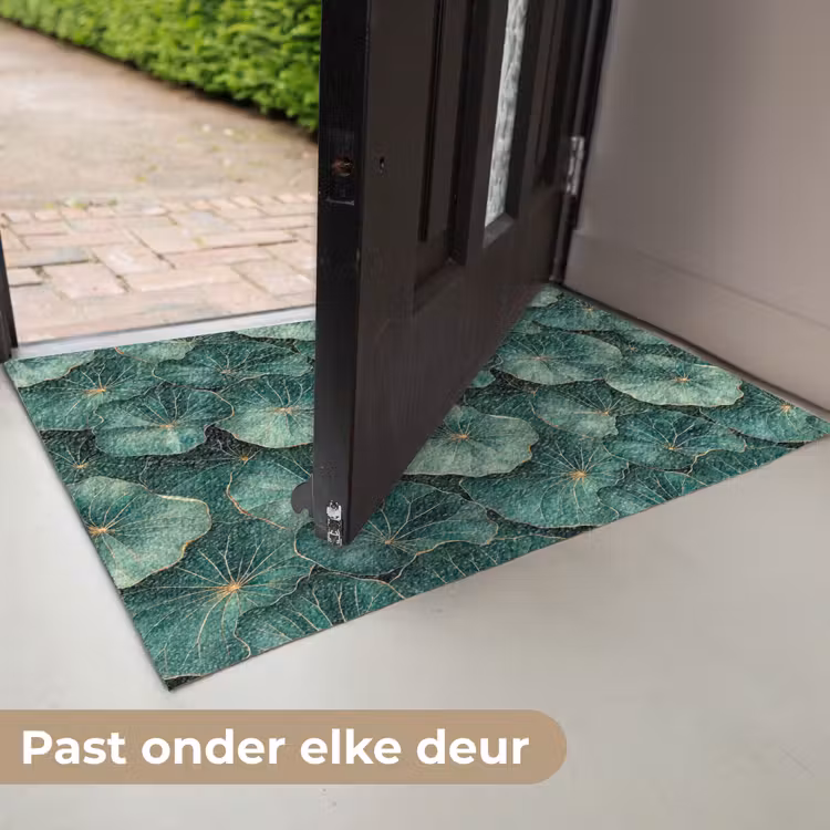 Patroon - Bladeren - Groen Deurmat klein 898 -USP_NL