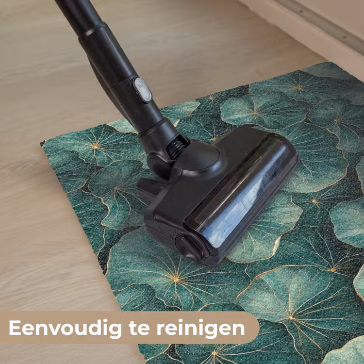 Patroon - Bladeren - Groen Deurmat klein 898 -reinigen_NL