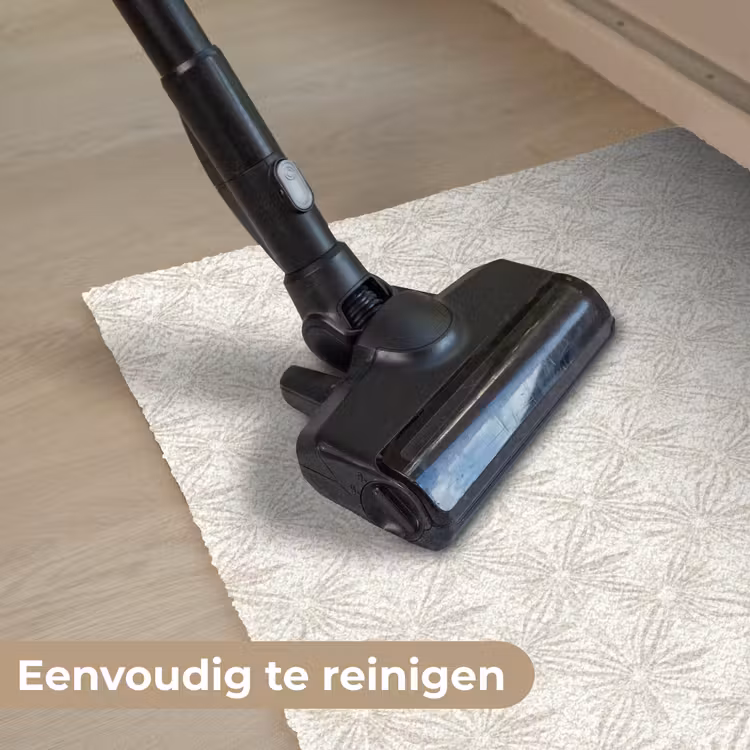 Patroon - Bloemen - Beige Deurmat klein 898 -reinigen_NL