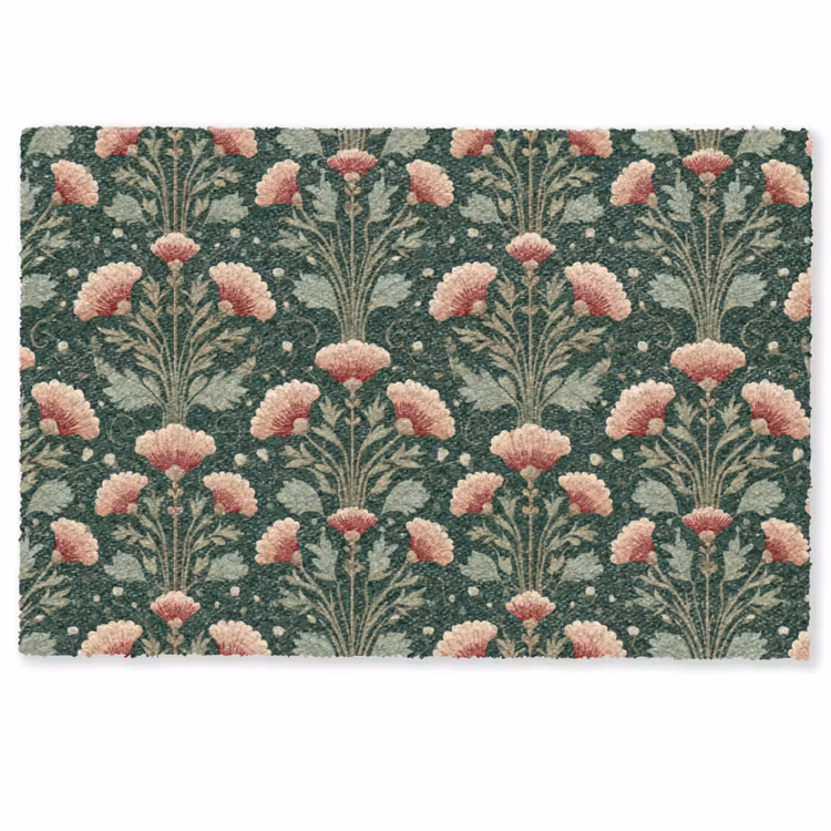 Patroon - Botanisch - Kleurrijk Deurmat klein 898 -zkaufland3d