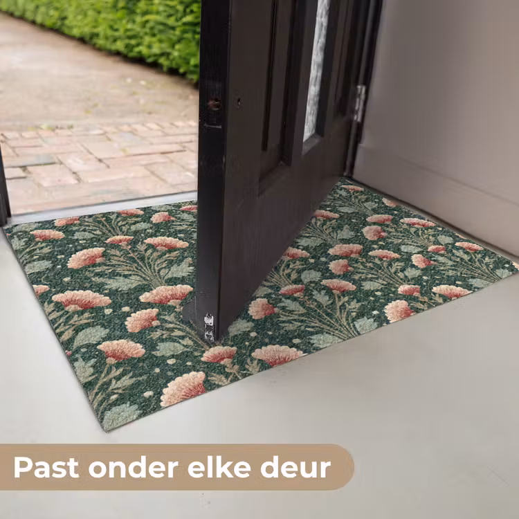 Patroon - Botanisch - Kleurrijk Deurmat klein 898 -USP_NL