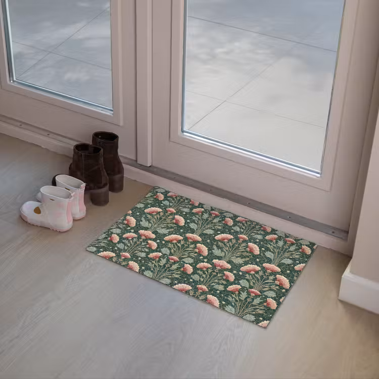 Patroon - Botanisch - Kleurrijk Deurmat klein 898 -sfeer3