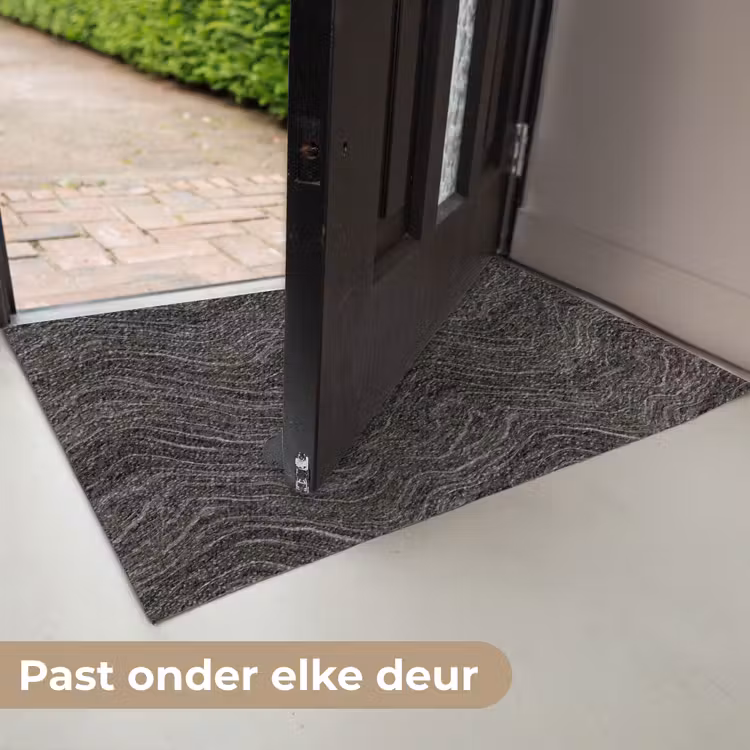 Patroon - Contrast - Antraciet Deurmat klein 898 -USP_NL