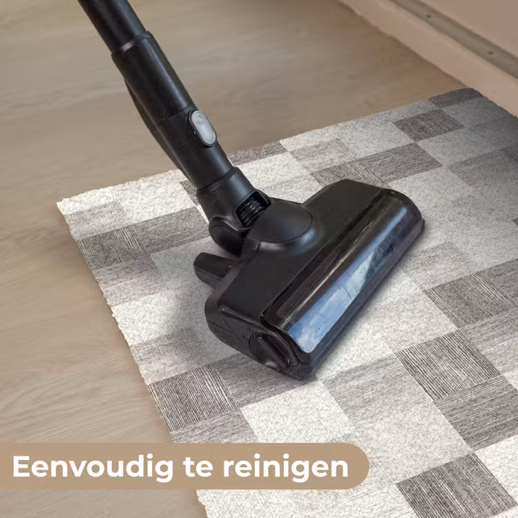 Patroon - Dambord - Houtnerf Deurmat klein 898 -reinigen_NL