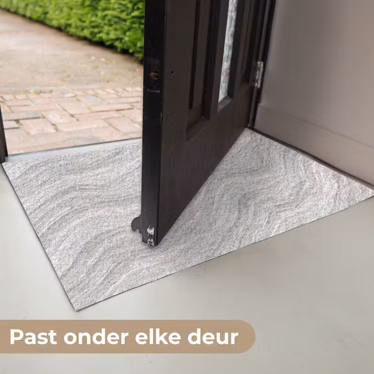 Patroon - Helder - Wit - Grijs Deurmat klein 898 -USP_NL