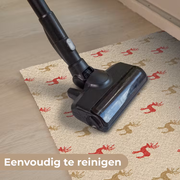 Patroon - Herten - Beige Deurmat klein 898 -reinigen_NL