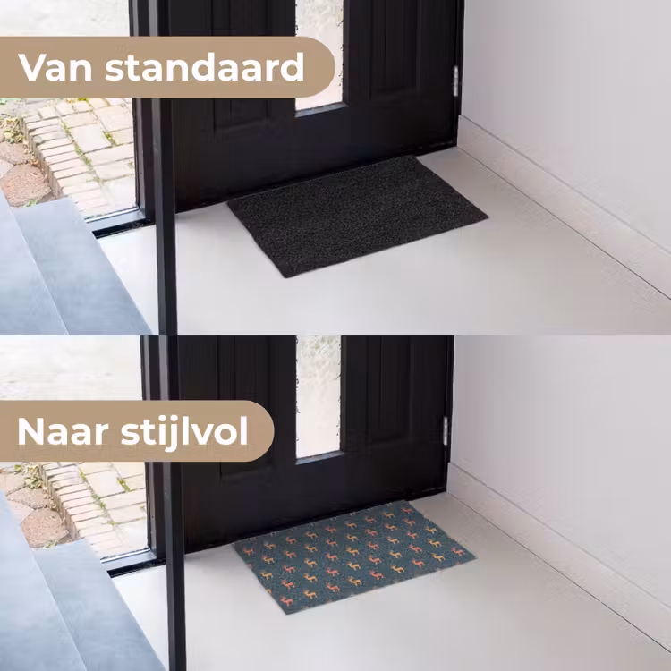 Patroon - Herten - Blauw Deurmat klein 898 -voor-na_NL