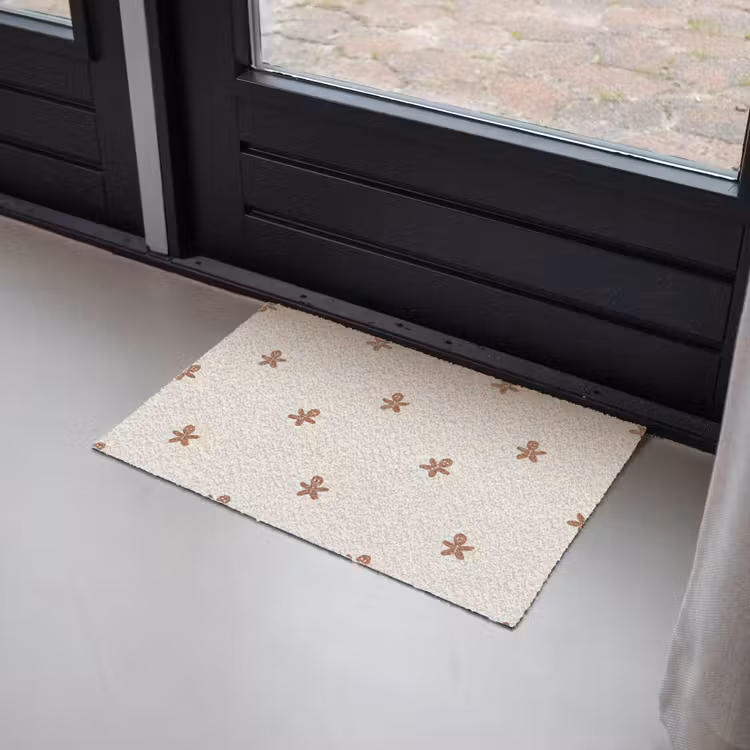Patroon - Koekjes - Beige Deurmat klein 898 -sfeer2