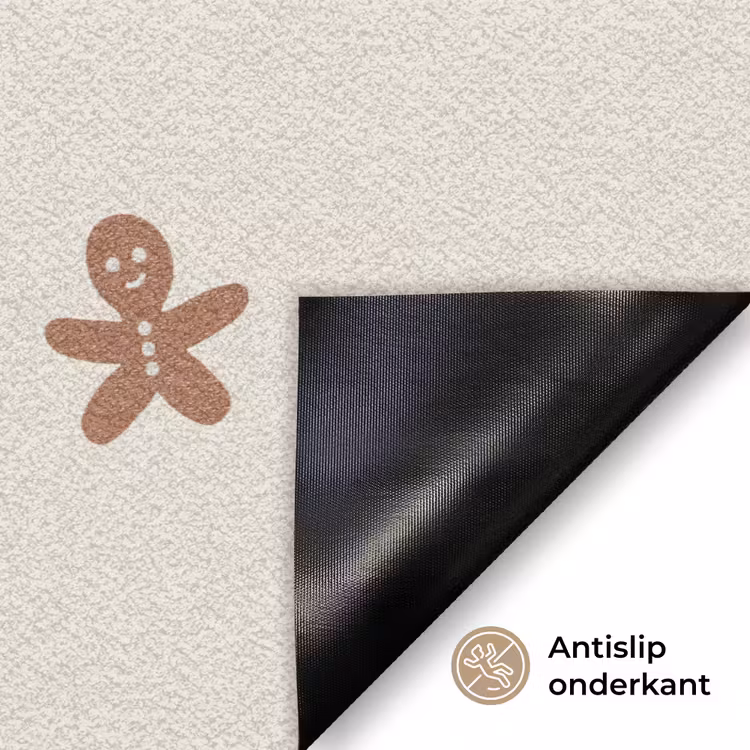 Patroon - Koekjes - Beige Deurmat klein 898 -antislip_NL