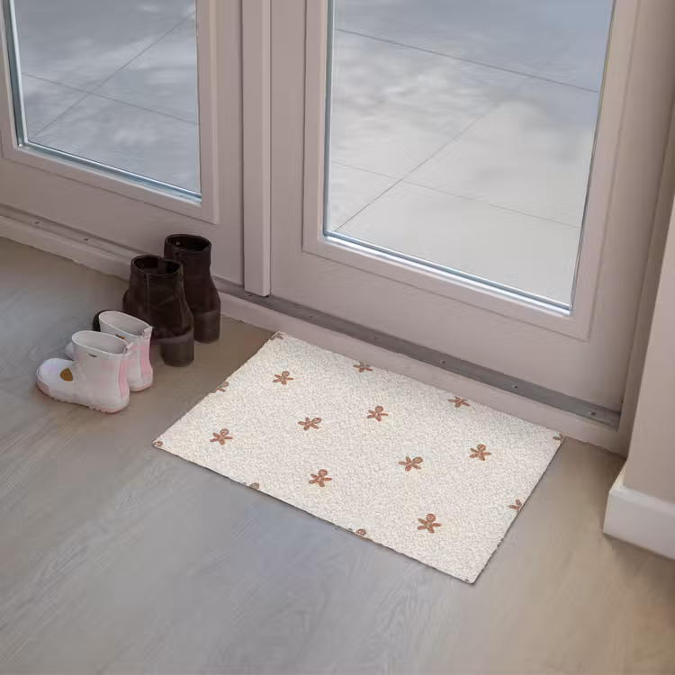 Patroon - Koekjes - Beige Deurmat klein 898 -sfeer3