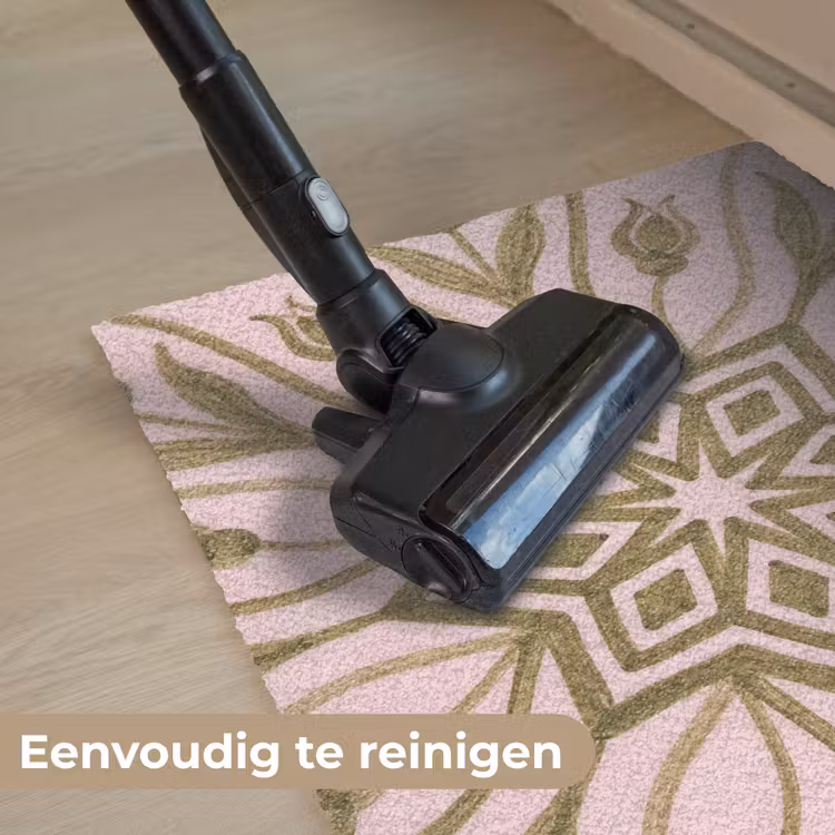 Patroon - Mandala - Decoratie - Abstract - Groen Deurmat klein -reinigen_NL