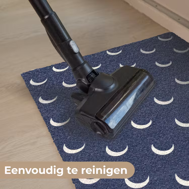 Patroon - Manen - Blauw Deurmat klein 898 -reinigen_NL
