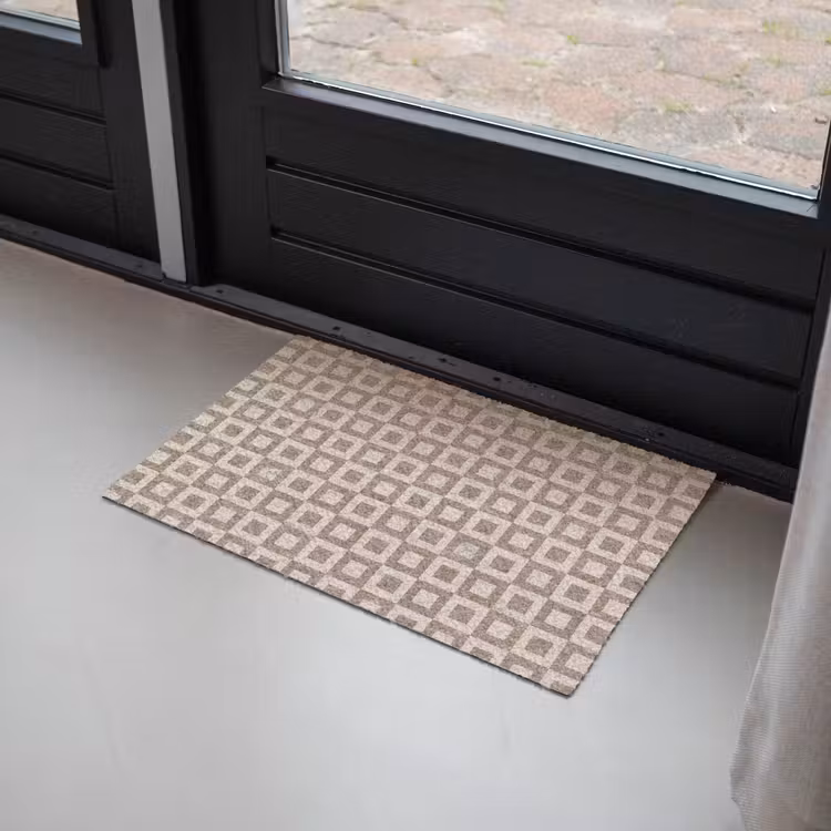 Patroon - Marmer - Beige Deurmat klein 898 -sfeer2