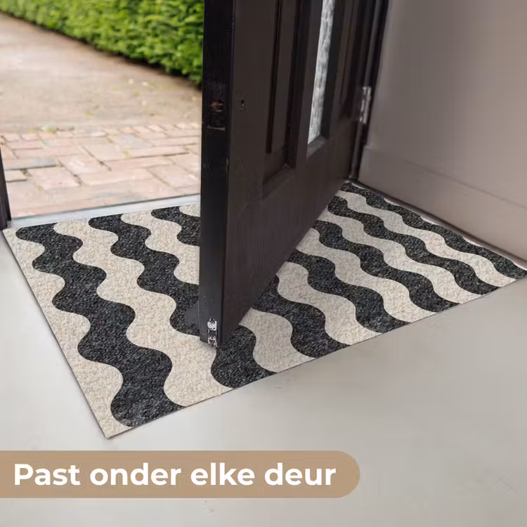 Patroon - Marmer - Groen - Cremé Deurmat klein 898 -USP_NL