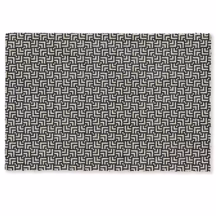 Patroon - Marmer - Zwart Deurmat klein 898 -zkaufland3d
