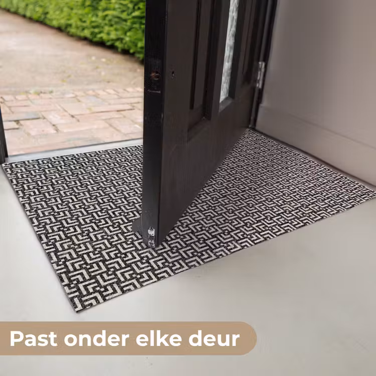 Patroon - Marmer - Zwart Deurmat klein 898 -USP_NL