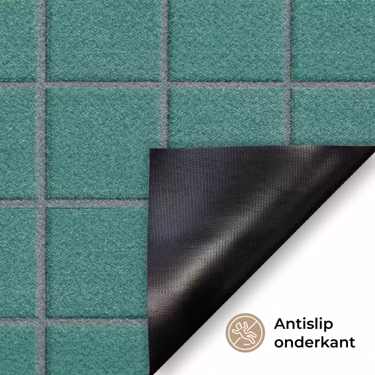 Patroon - Patroon - Smaragd Deurmat klein 898 -antislip_NL