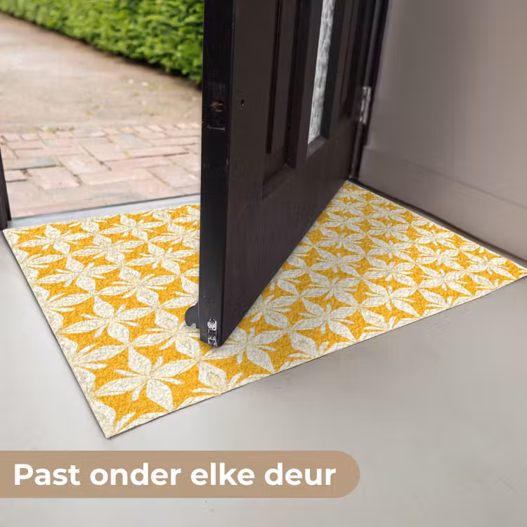 Patroon - Retro - Geel Deurmat klein 898 -USP_NL