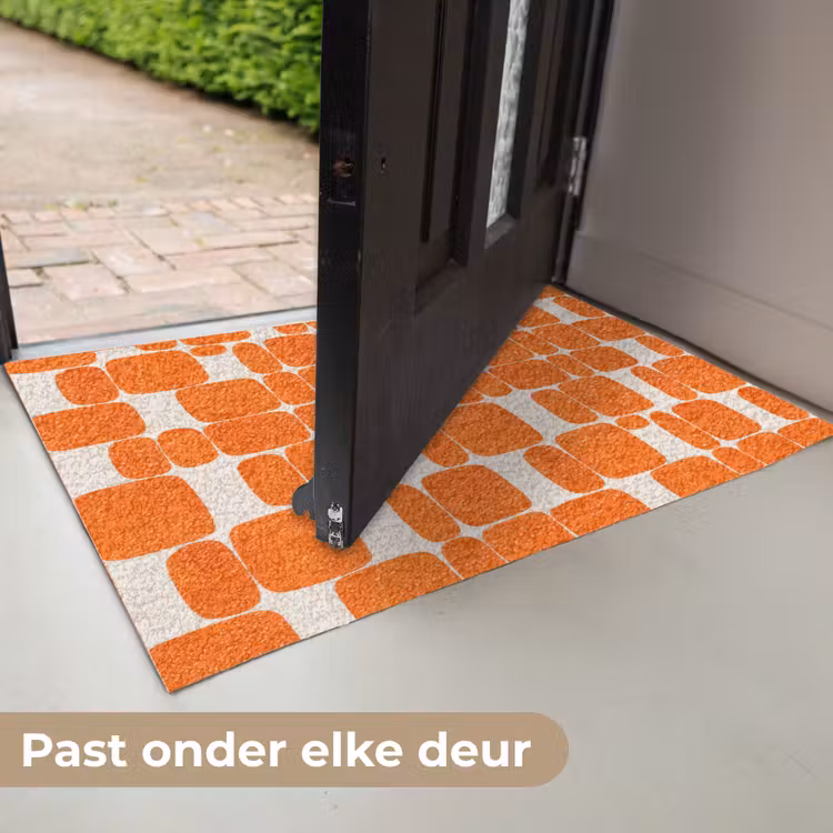 Patroon - Retro - Oranje Deurmat klein 898 -USP_NL