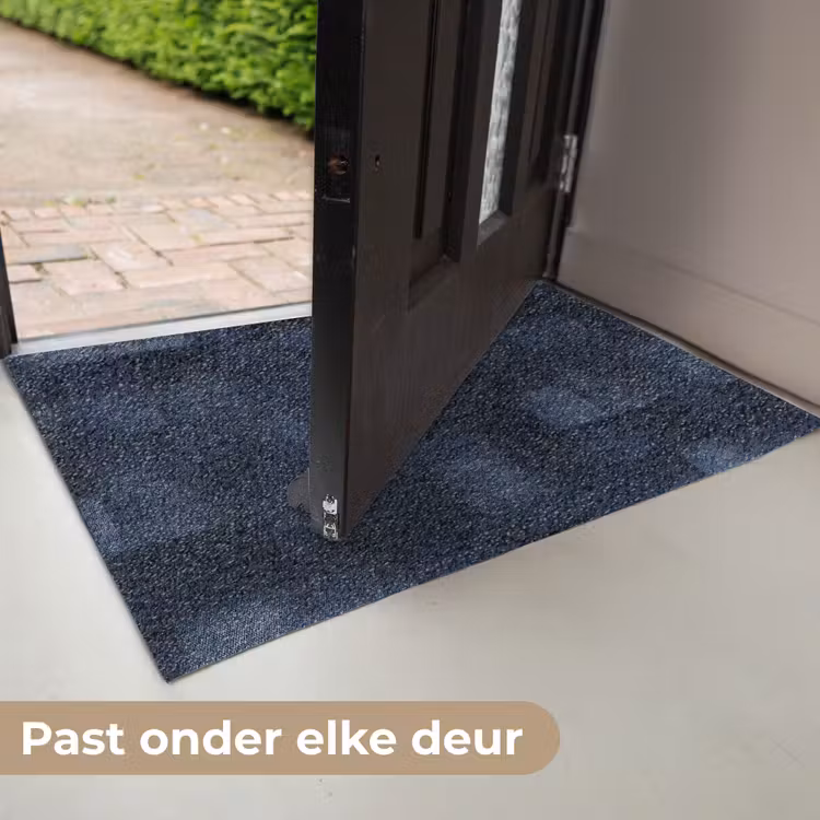 Patroon - Ruit - Marineblauw Deurmat klein 898 -USP_NL