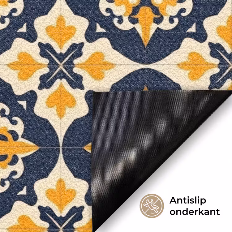 Patroon - Siertegel - Kleurrijk Deurmat klein 898 -antislip_NL