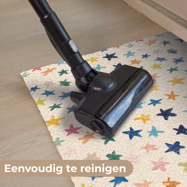 Patroon - Sterren - Kleurrijk Deurmat klein 898 -reinigen_NL