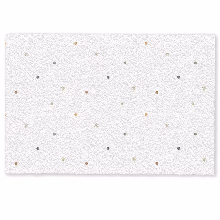 Patroon - Stippen - Sterren - Wit Deurmat klein 898 -zkaufland3d