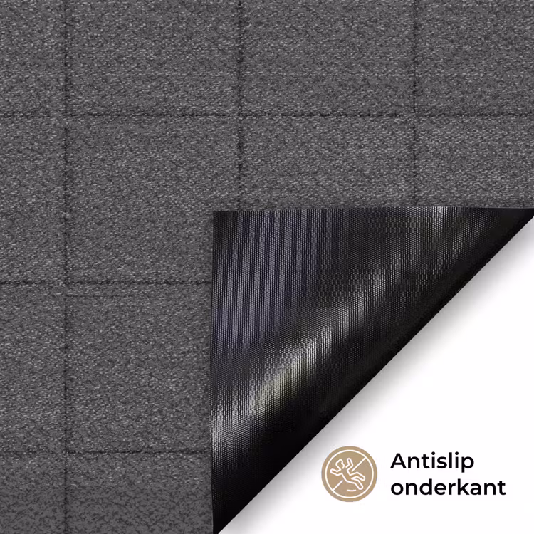Patroon - Tegel - Antraciet Deurmat klein 898 -antislip_NL