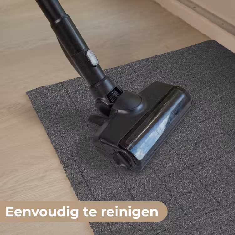 Patroon - Tegel - Antraciet Deurmat klein 898 -reinigen_NL