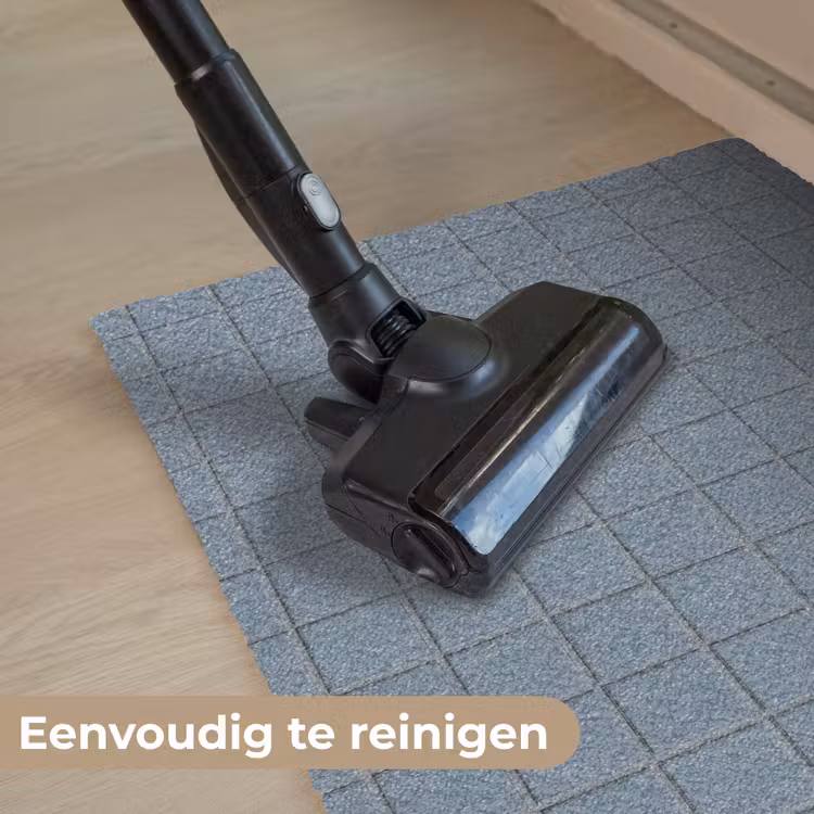 Patroon - Tegel - Blauwgrijs Deurmat klein 898 -reinigen_NL