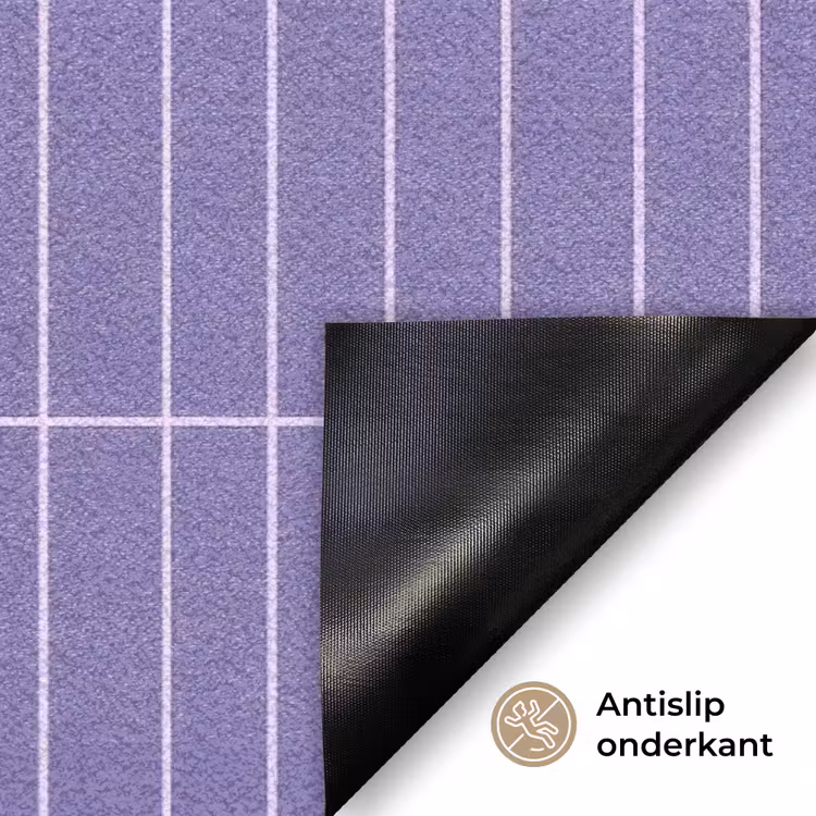 Patroon - Tegel - Lila Deurmat klein 898 -antislip_NL