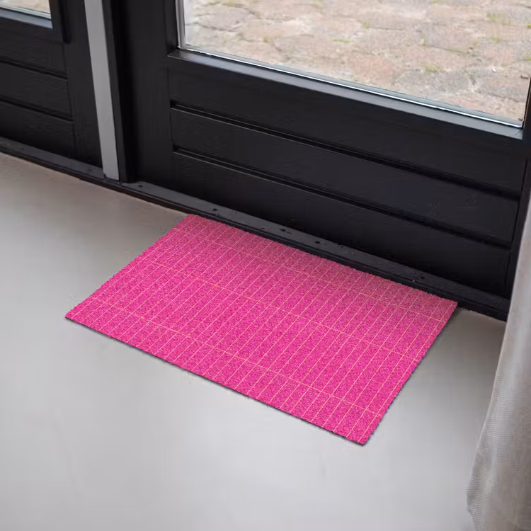Patroon - Tegel - Magenta - Roze Deurmat klein 898 -sfeer2