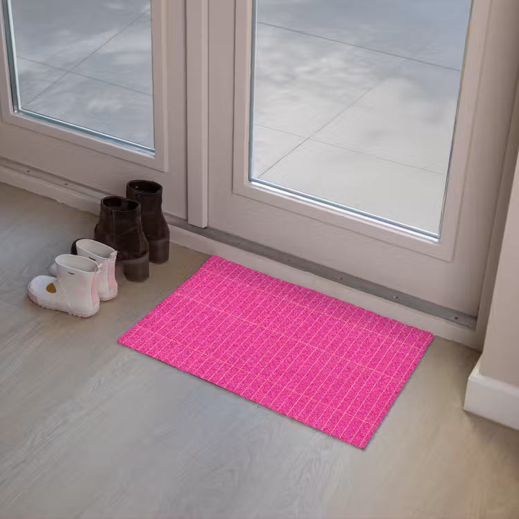 Patroon - Tegel - Magenta - Roze Deurmat klein 898 -sfeer3