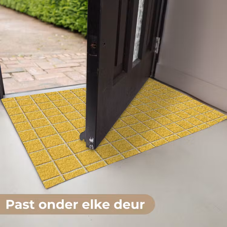 Patroon - Tegel - Okergeel Deurmat klein 898 -USP_NL