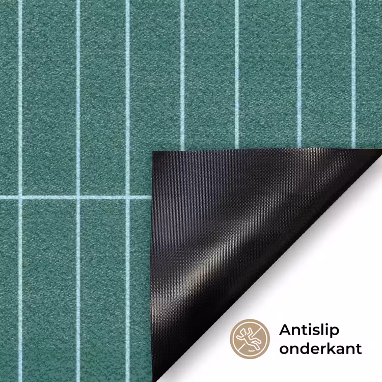Patroon - Tegel - Saliegroen Deurmat klein 898 -antislip_NL