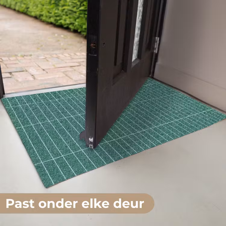 Patroon - Tegel - Saliegroen Deurmat klein 898 -USP_NL