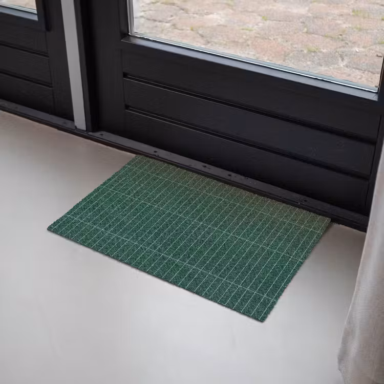 Patroon - Tegels - Donkergroen Deurmat klein 898 -sfeer2