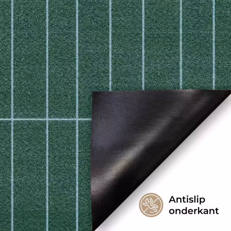 Patroon - Tegels - Donkergroen Deurmat klein 898 -antislip_NL